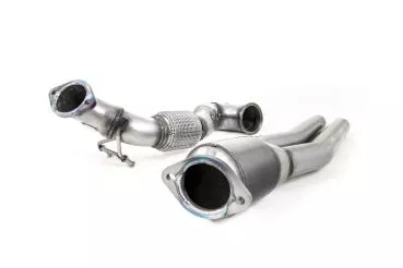 Milltek Sport Large Bore Downpipe und Hi-Flow Sport Katalysator für Audi TT Mk3 TTRS 2.5TFSI Quattro (Non-OPF Modelle)