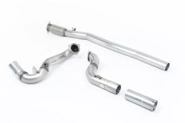 Milltek Sport Large Bore Downpipe und Katersatzrohr für Mercedes A-Class A35 AMG 2.0 Turbo (W177 Nur Hatchback OPF Modelle)