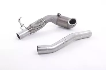 Milltek Sport Downpipe mit Racing Kat für Seat Leon ST Cupra 280 & 290 2.0 TSI (280 & 290PS - Non-OPF Modelle)