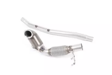 Milltek Sport Large Bore Downpipe und Hi-Flow Sport Katalysator für Seat Leon ST Cupra 300 (4x4) Kombi (Mit OPF)