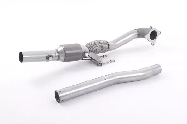 Milltek Sport Downpipe mit HJS High Flow Kat für Audi A3 2.0T FSI 2WD 5-Türer