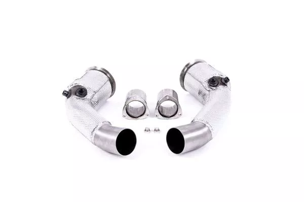 Milltek Sport Large Bore Downpipe und Hi-Flow Sport Katalysator für Audi S8 D5 4.0 TFSI V8 Limousine (Non OPF US/ROW Modelle)