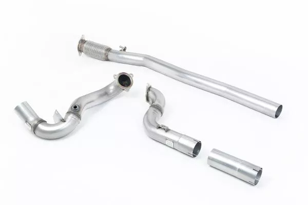 Milltek Sport Large Bore Downpipe und Katersatzrohr für Mercedes A-Class A35 AMG 2.0 Turbo (W177 Nur Hatchback OPF Modelle)