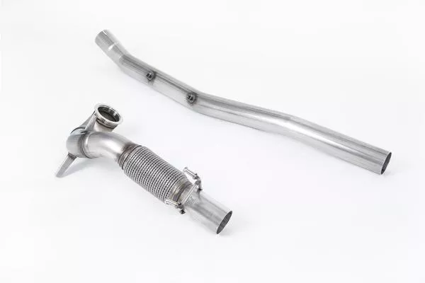 Milltek Sport Large Bore Downpipe und Katersatzrohr für Seat Leon ST Cupra 300 (4x4) Kombi (Mit OPF)